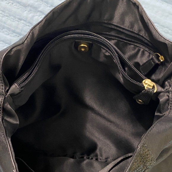 Coach Black Leather Shoulder Bag - Picture 4 of 6